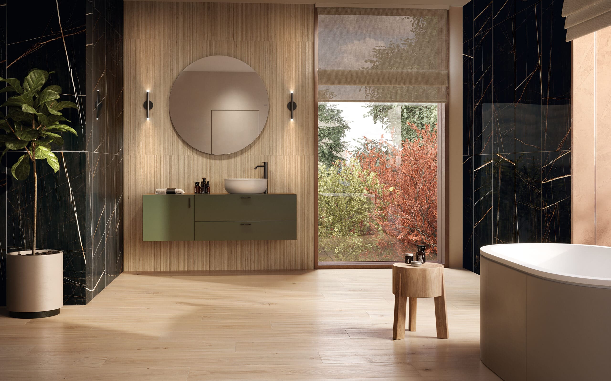 Parquet en céramique | Thun 20 x 120 x 0,9 cm