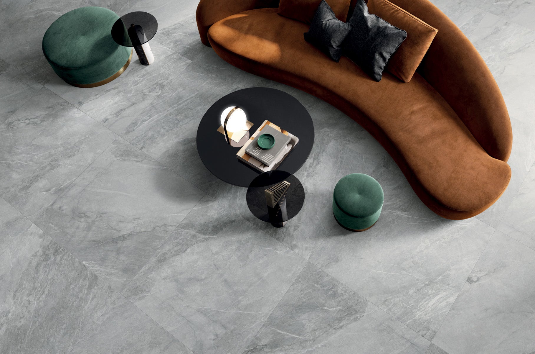 Keramische Tegel | Grey 120 x 120 x 0,9 cm Nat/rtt