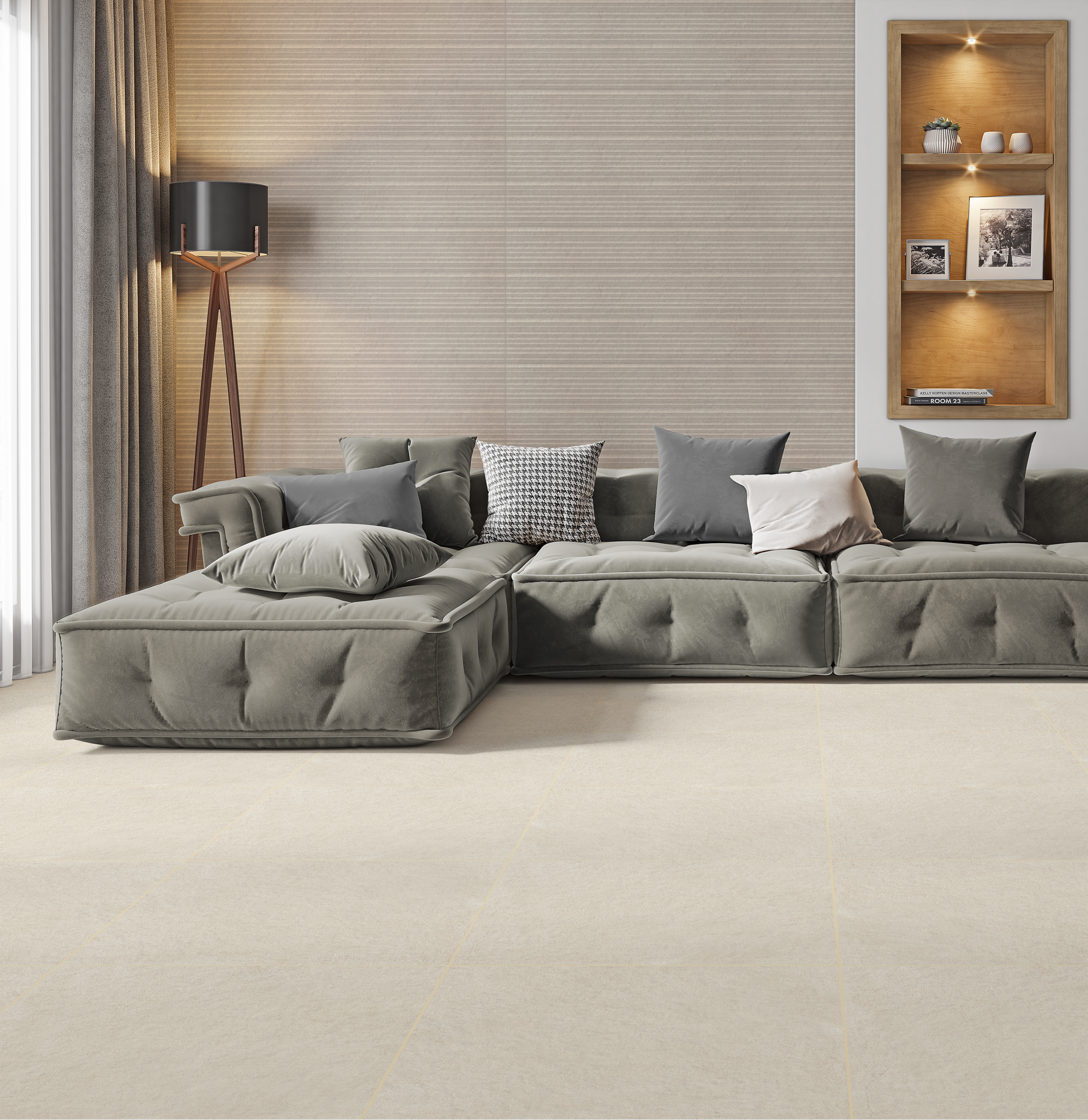 Beige Mink S. 59,5 x 59,5 x 0,95 cm Ret