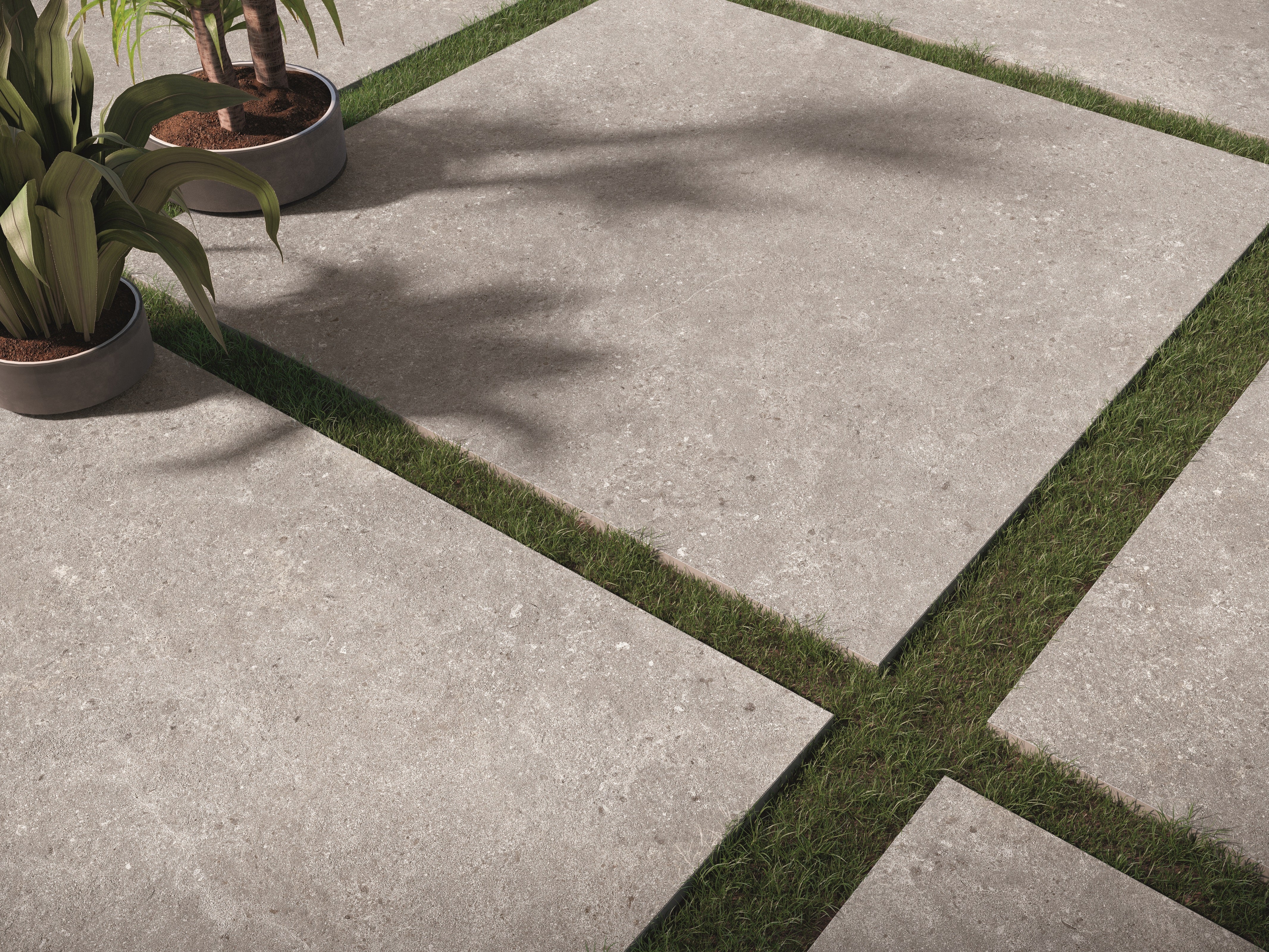 Keramische Terrastegel | St Grey 80 x 80 x 2 cm
