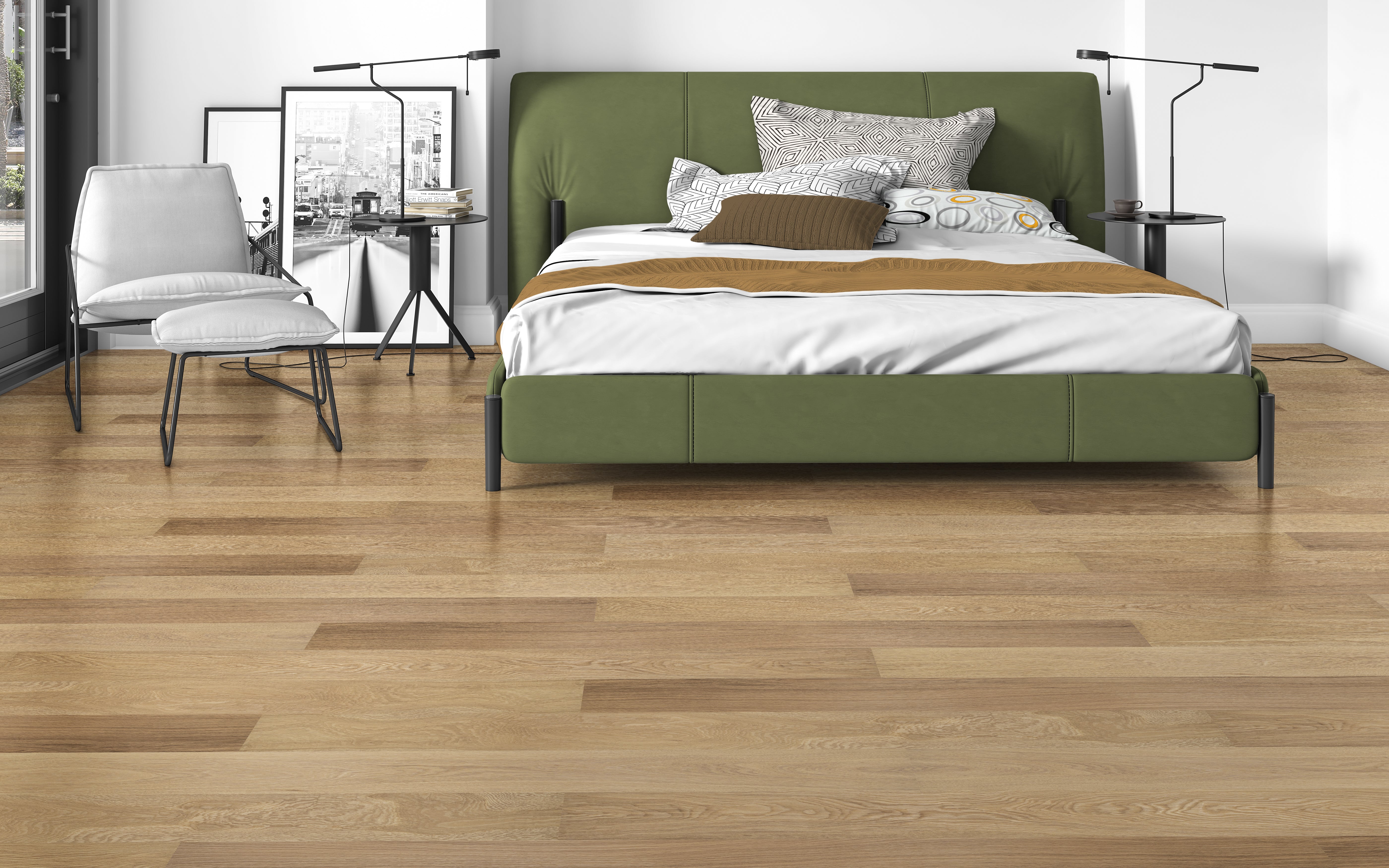 Parquet multicouches en chêne huile naturelle 186x14,8x1cm