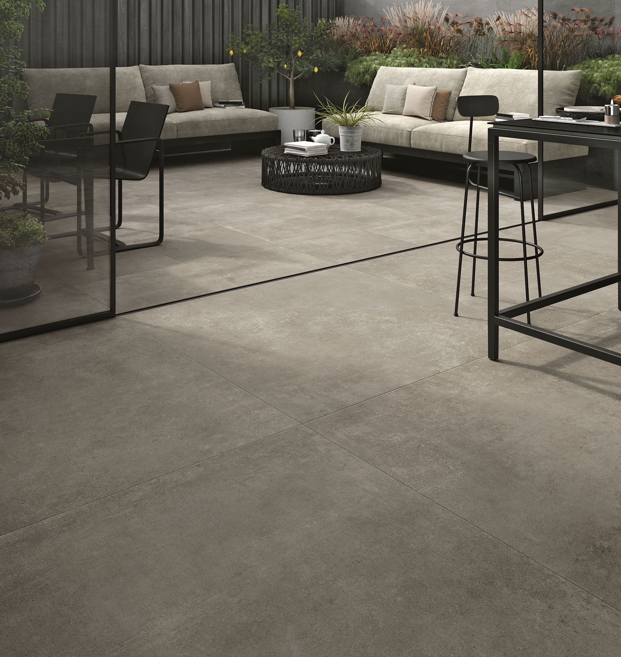 Keramische Tegel | Ideal 120 x 120 x 1 cm