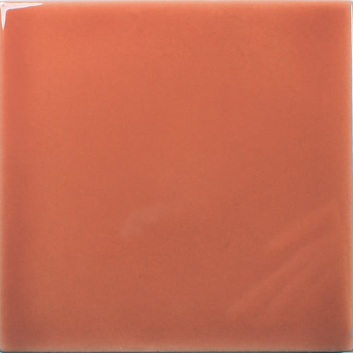Fayenza Corail carré 12,5 x 12,5 x 1 cm