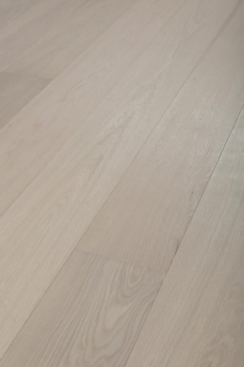 Parquet en Chêne prêt à poser - Huilé Blanc - Lisse