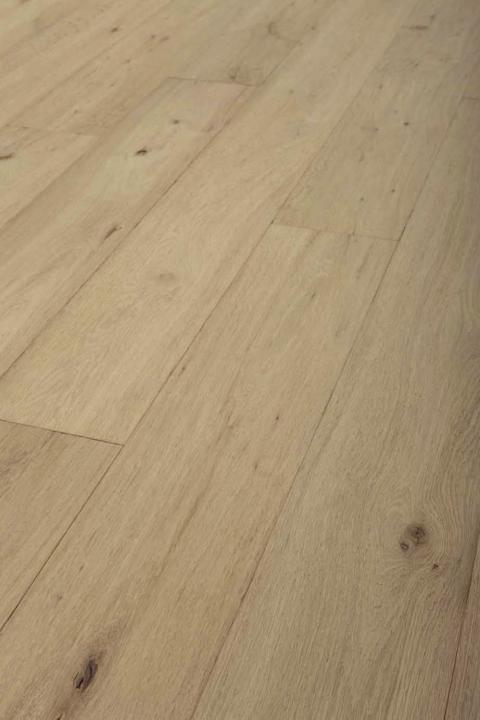 Parquet en Chêne prêt à poser - Fumé - Non-traité - Scié