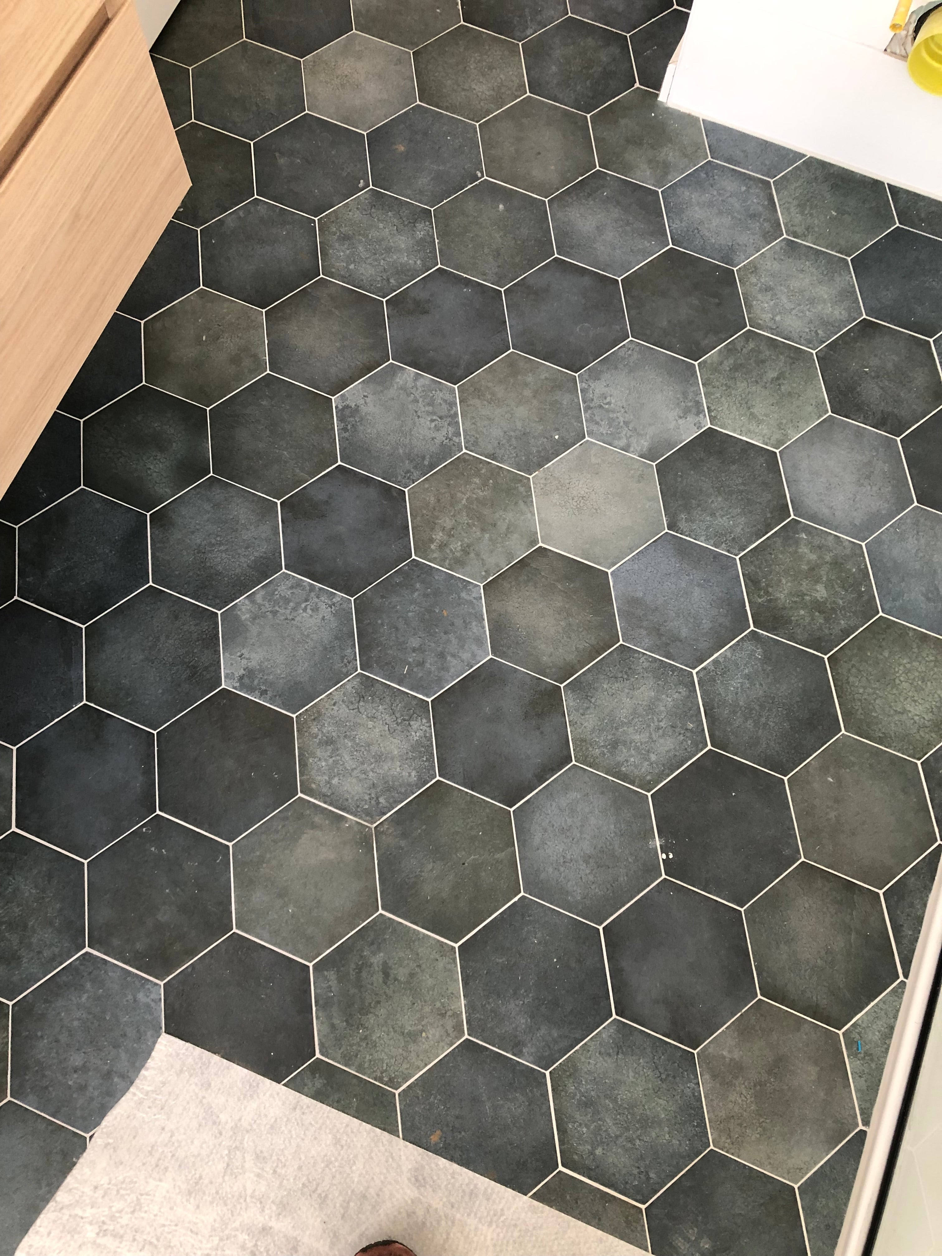 Carrelage hexagonal - Indigo