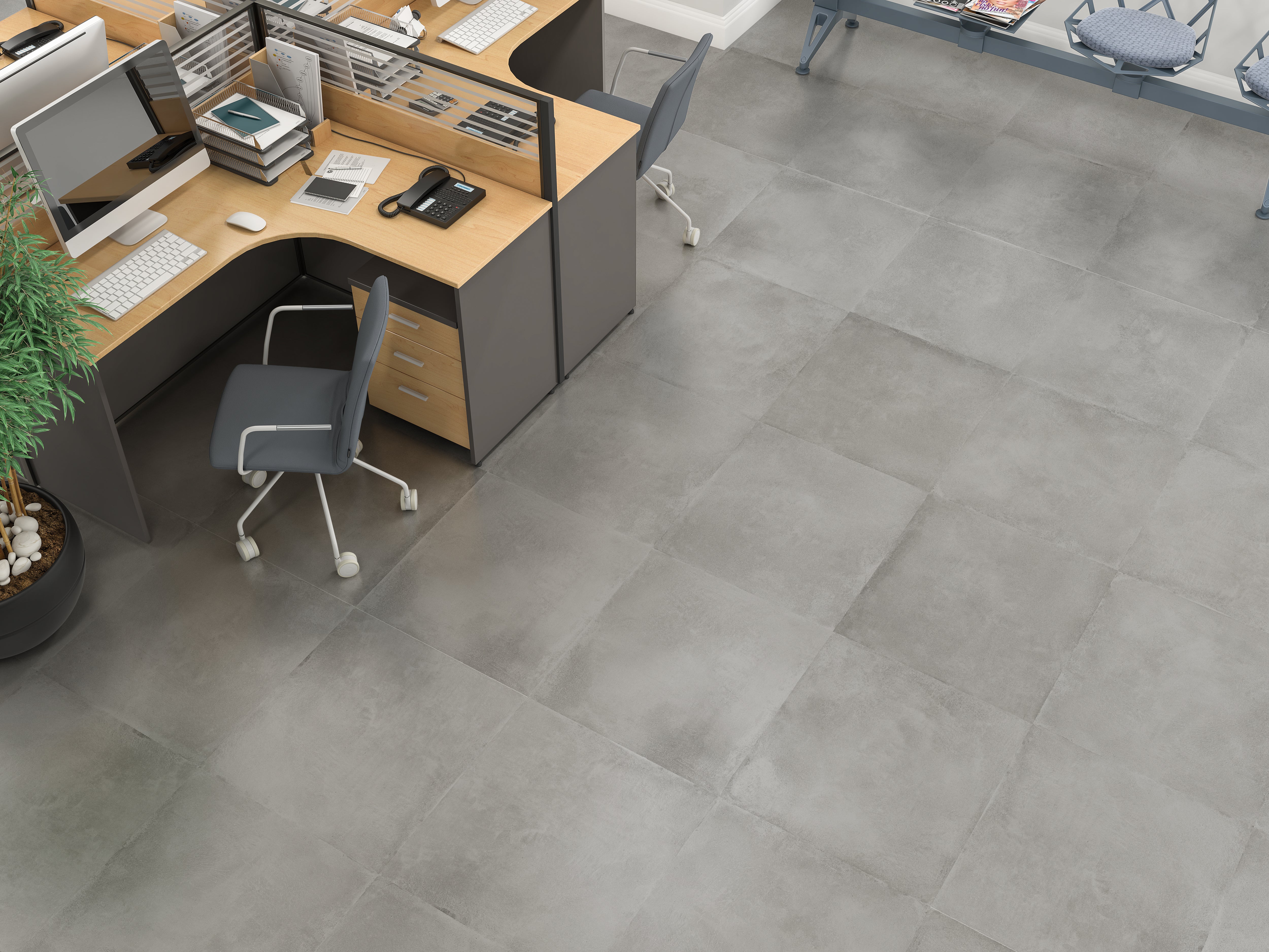 LOT 12.21 m² - Grey 75 x 75 x 1 cm