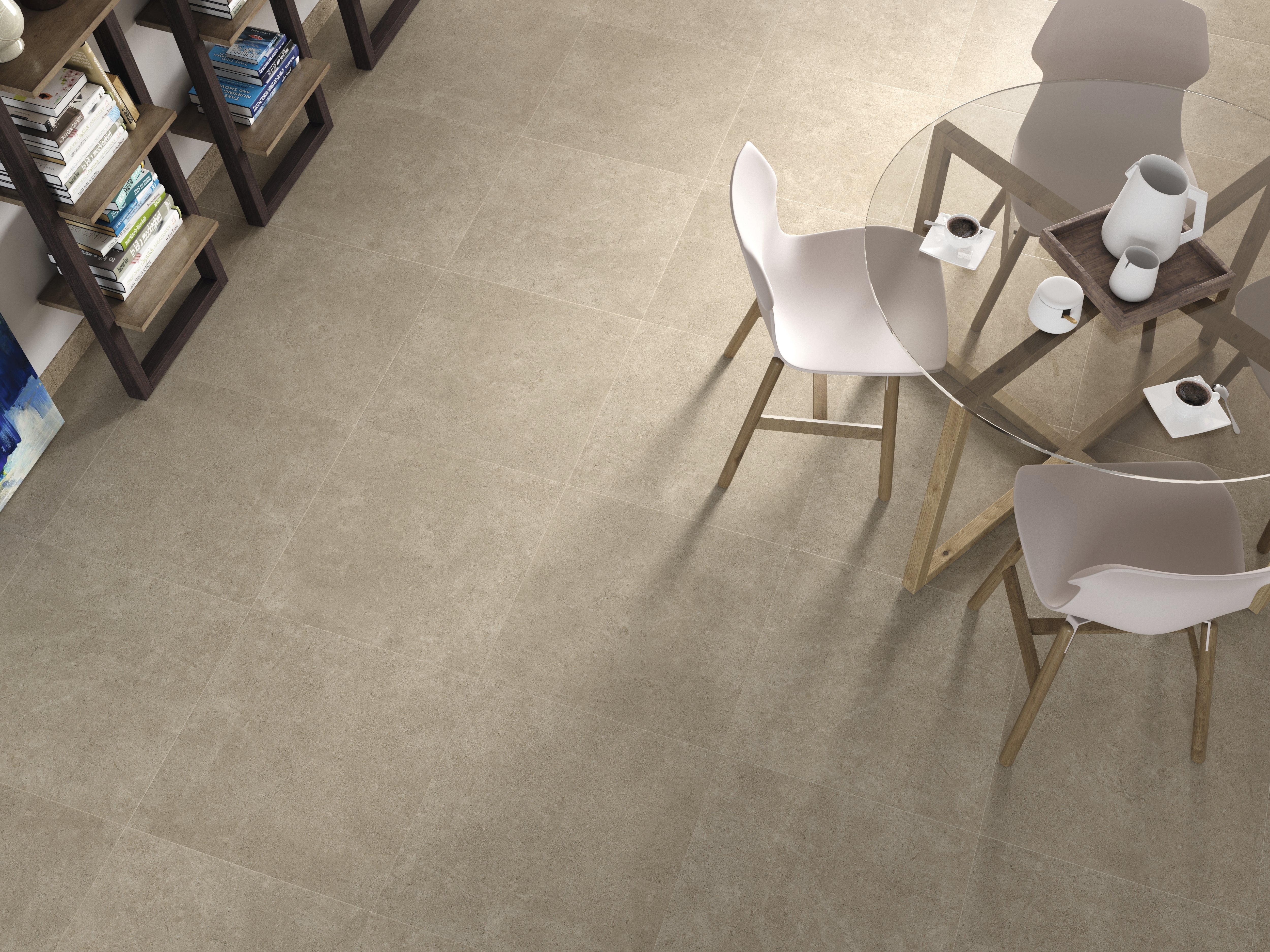 Keramisch betonlook - IC Taupe 59x59 cm