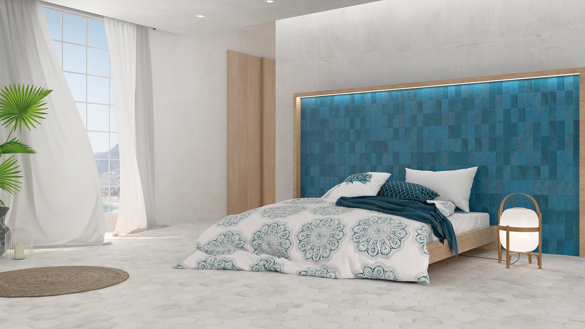 Zellige en céramique Ocean Mat