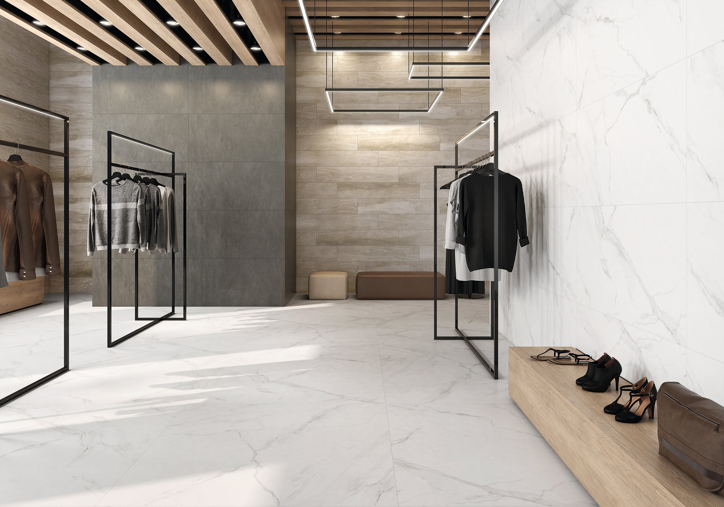 Keramische tegel | Blanco Mate 60 x 120 x 0.95 cm