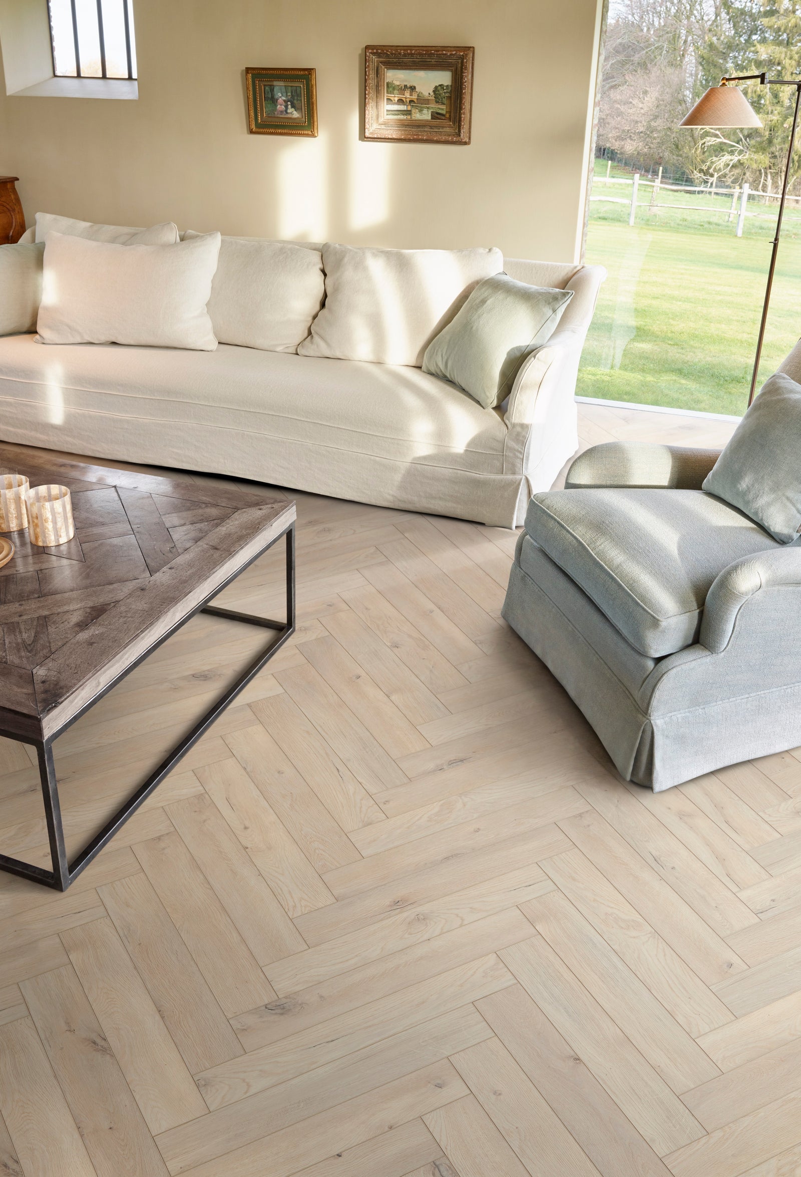 Vinyl Vinyl parket visgraat Forest