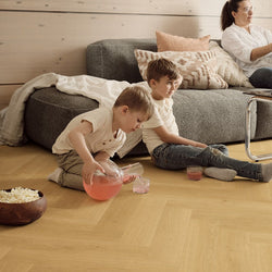 Pergo Kungshamn Authentieke Eik laminaatvloer in een interieur, sfeerfoto 1