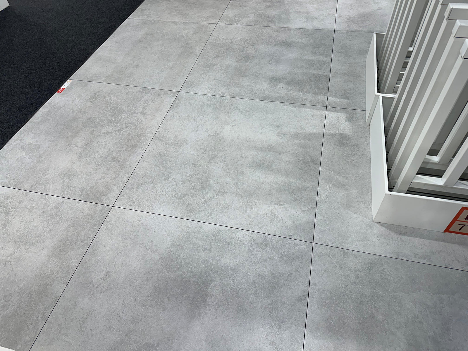 Keramisch beton Keramisch Betonlooktegel Grey Mi 100 x 100 cm
