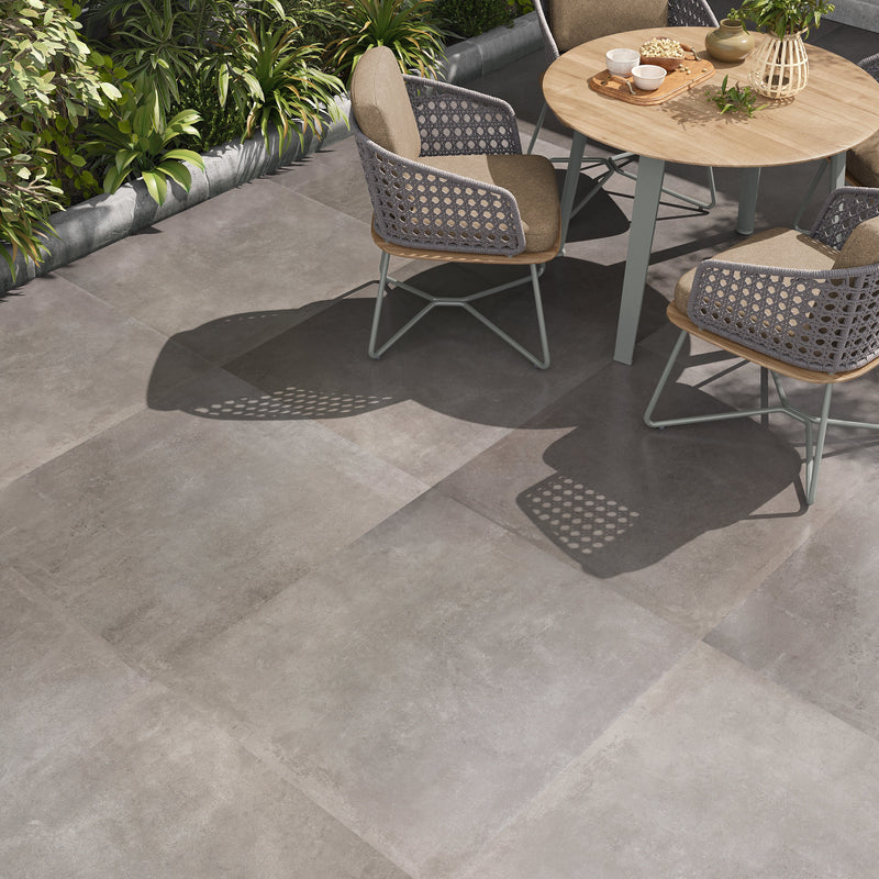 Keramisch beton LOT 14.19 m² - Grigio 80.2 x 80.2 x 0.92 cm