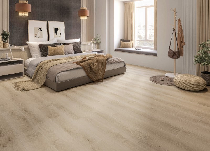 Keramische parkettegel licht eiken 22,5 x 119,5 cm gerectificeerd | Houtlook vloertegel