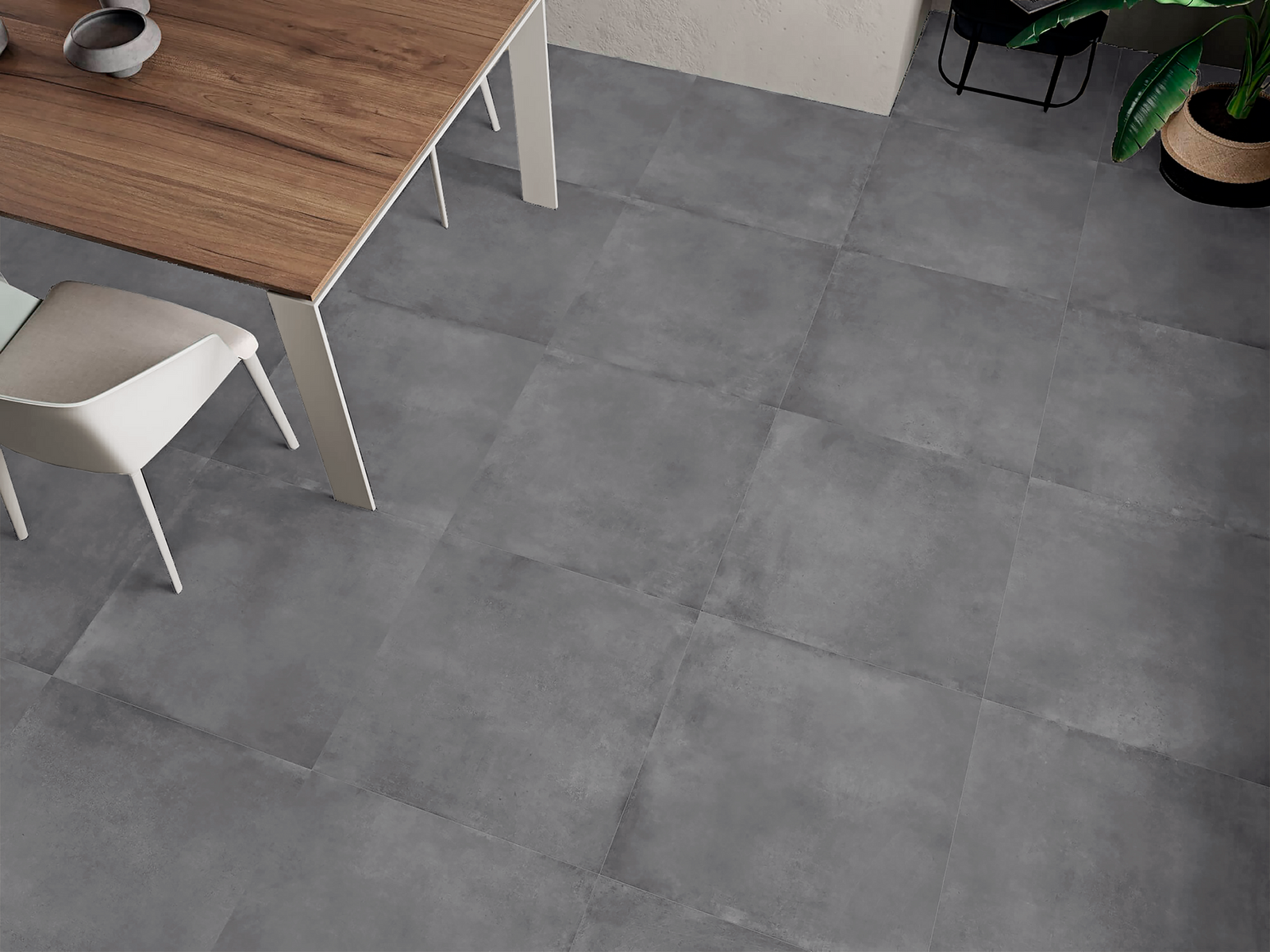 Keramisch beton LOT 77,76 m² - Grey 60 x 60 x 1 cm