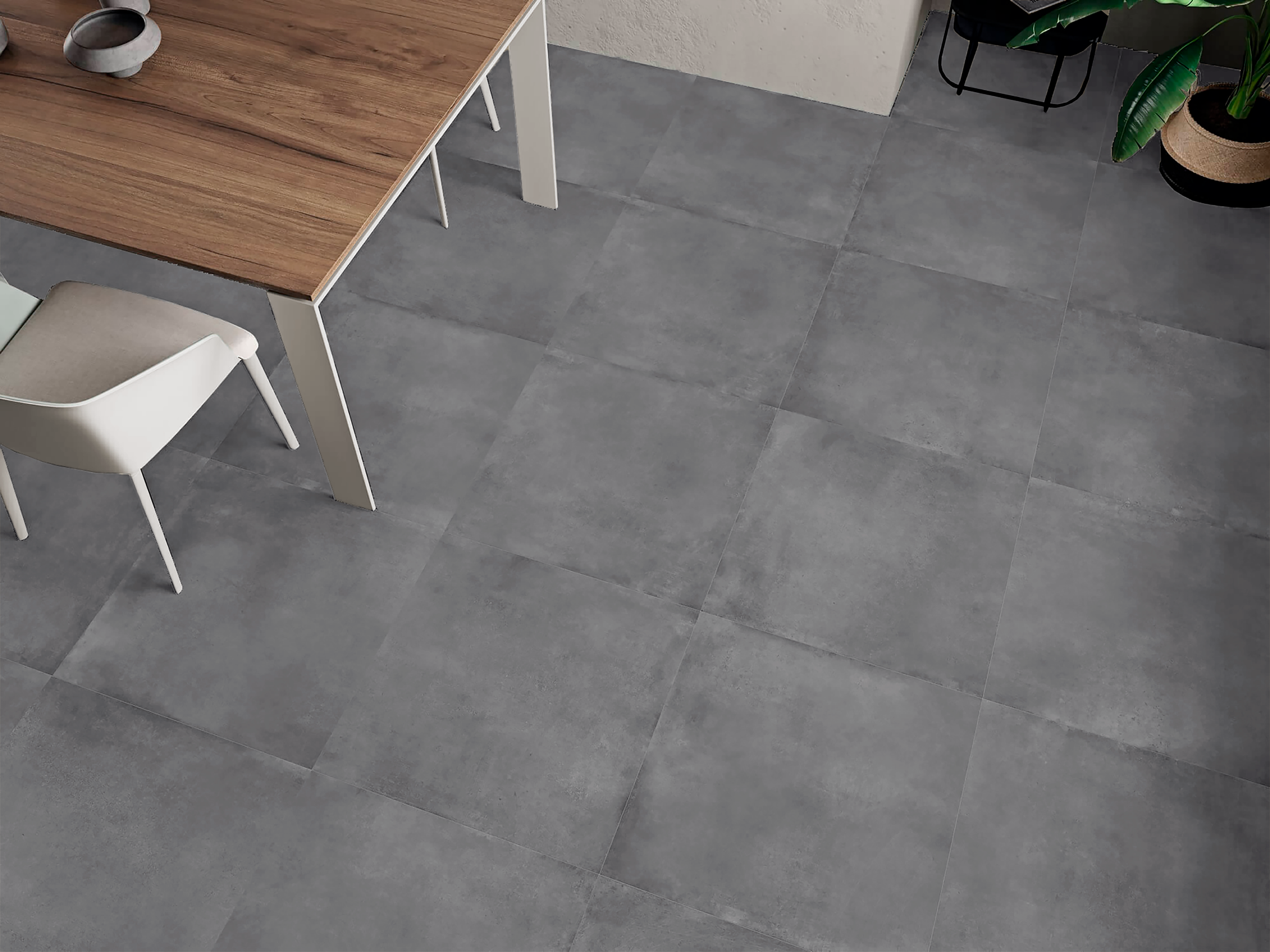 LOT 253,25 m2 - Keramisch beton Grey 60 x 60 x 1 cm