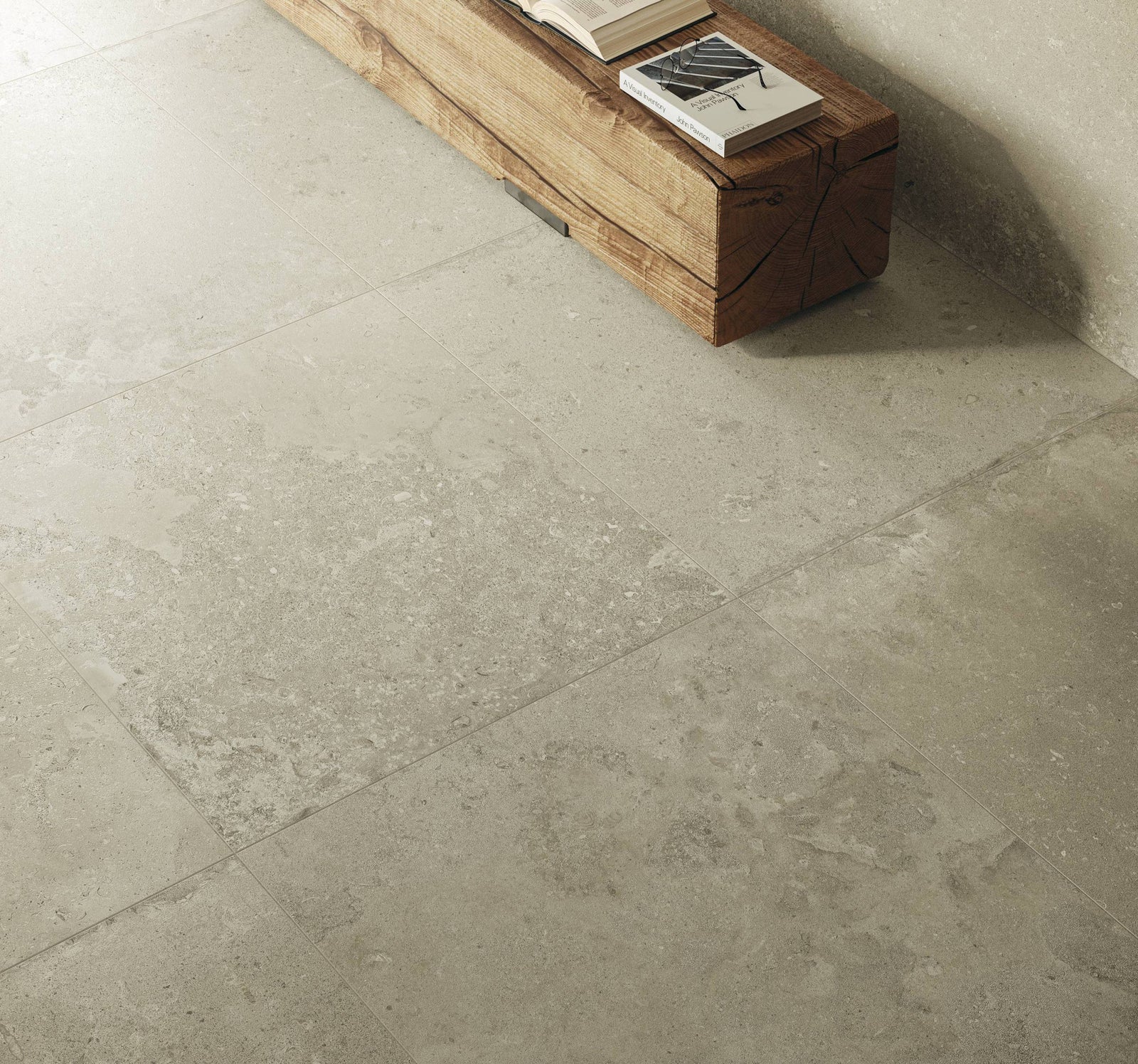 Keramisch natuursteen Keramische Tegel | S. Beige 89,7 x 89,7 x 1 cm