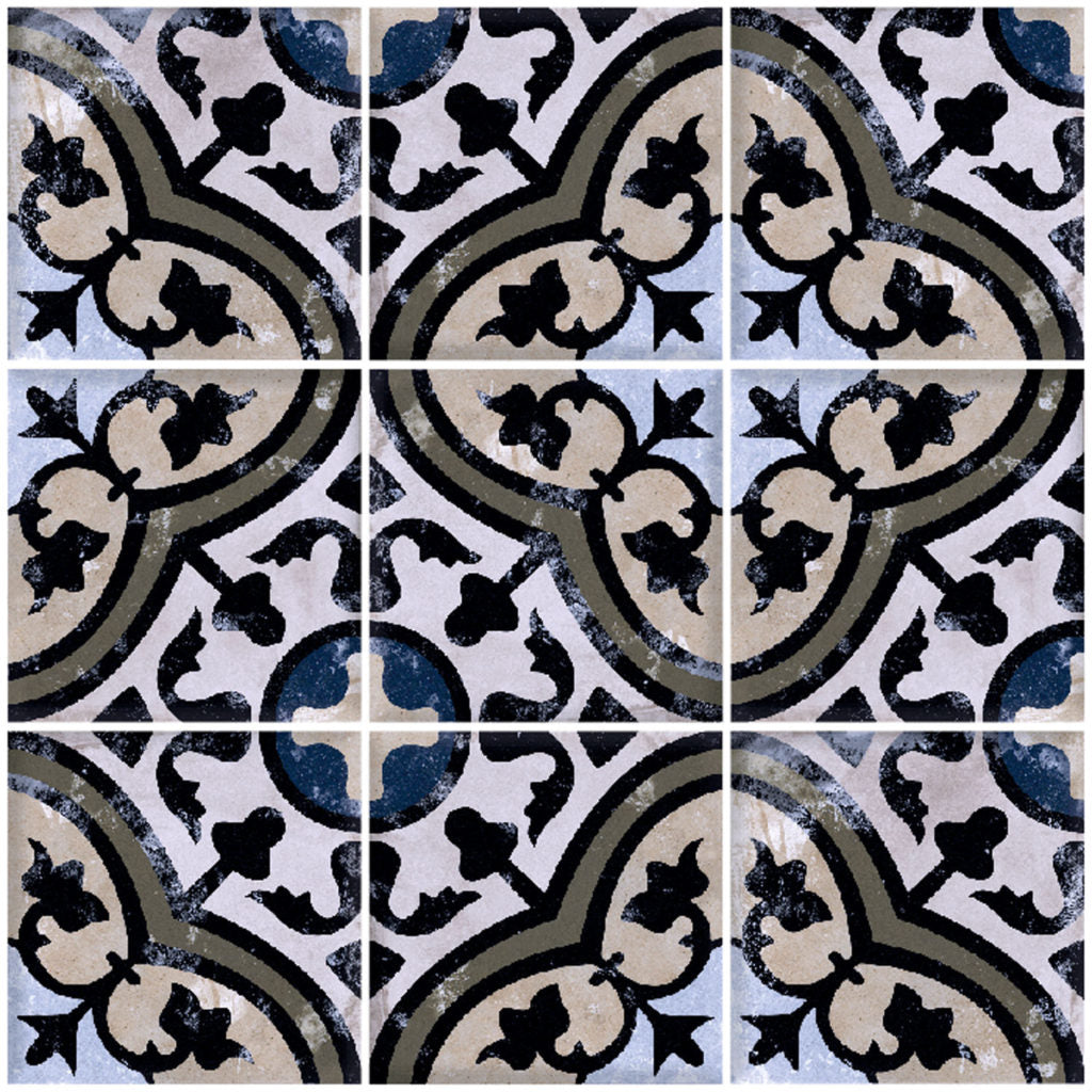 🖤 Carrelage décoratif en céramique 20x20 cm – Effet vieilli | LOT 14 m² | Jusqu’à épuisement du stock