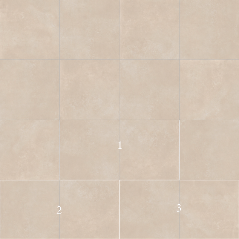 Spc vloertegels MEGA TILES Limestone – SPC klikvloertegels met voeg 60 × 120 cm