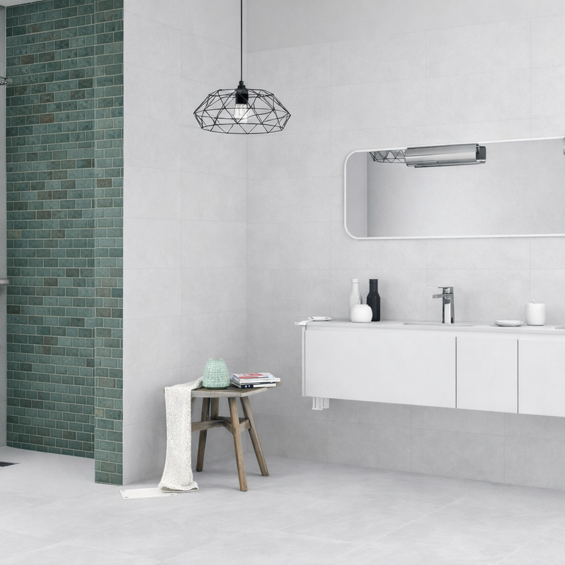 Keramisch beton Keramische tegel | White Matt 60 x 120 x 1,05 cm | LOT 12.96m2 | OP=OP