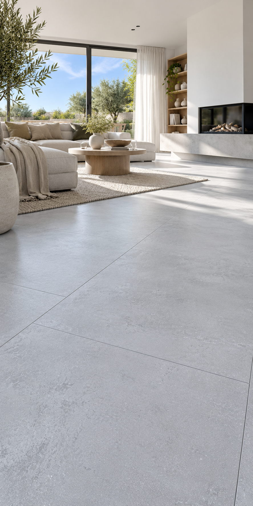 MEGA TILES Sanoma – SPC klikvloertegels met microvelling 60 × 120 cm
