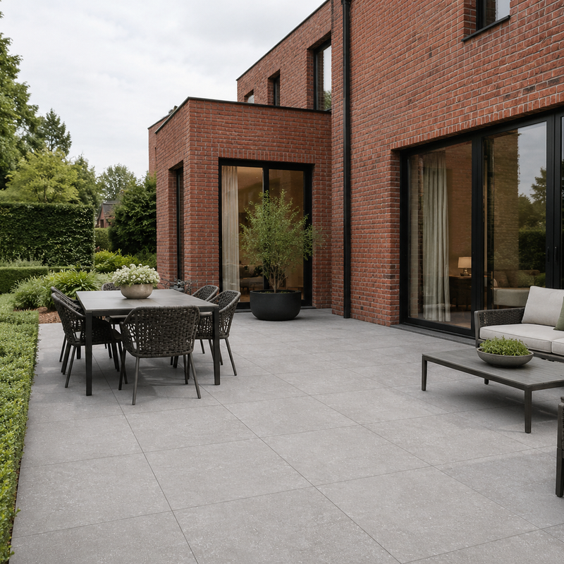 Terrastegels-keramisch-blauwsteen Carrelage de terrasse effet pierre bleue 80 x 80 cm – épaisseur 2 cm | Stock limité
