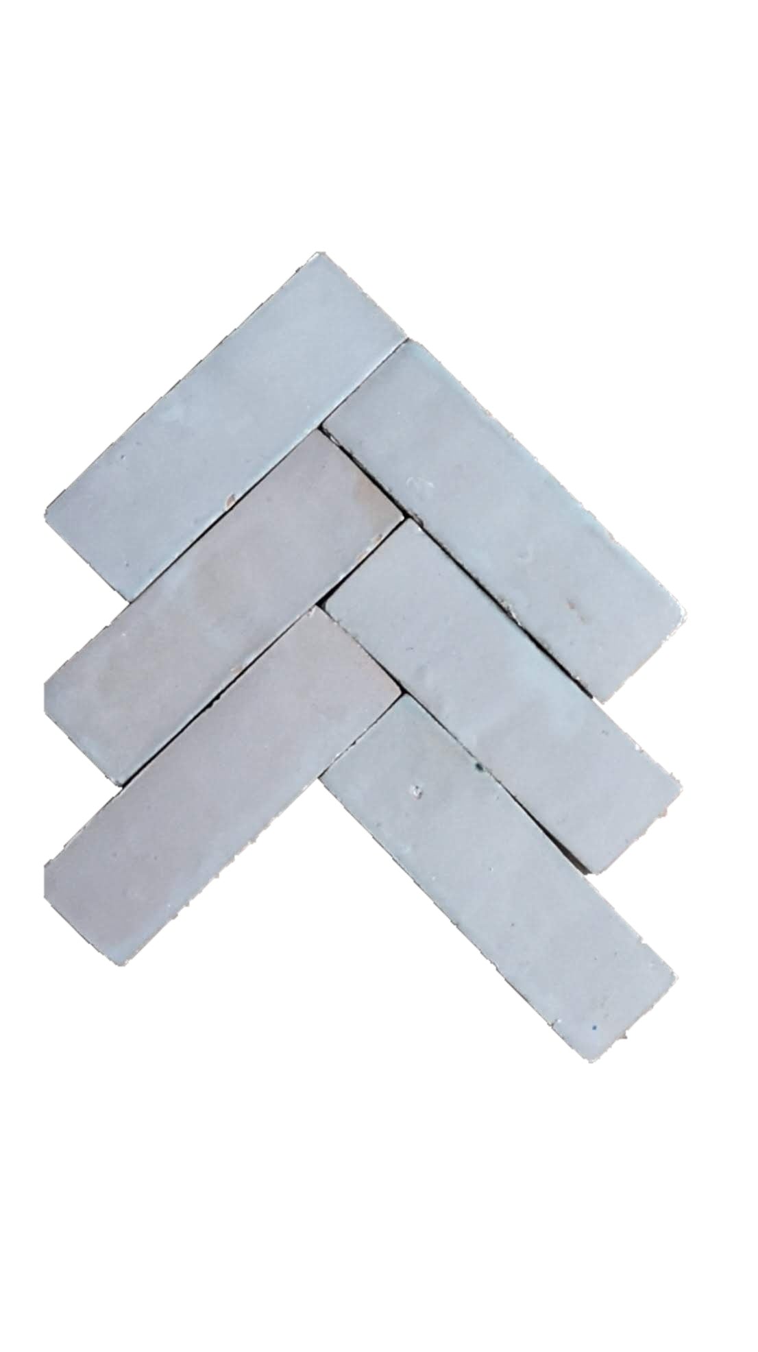 Zelliges Carrelage Zellige Marocain 5x15 cm – Mekness Beige/White