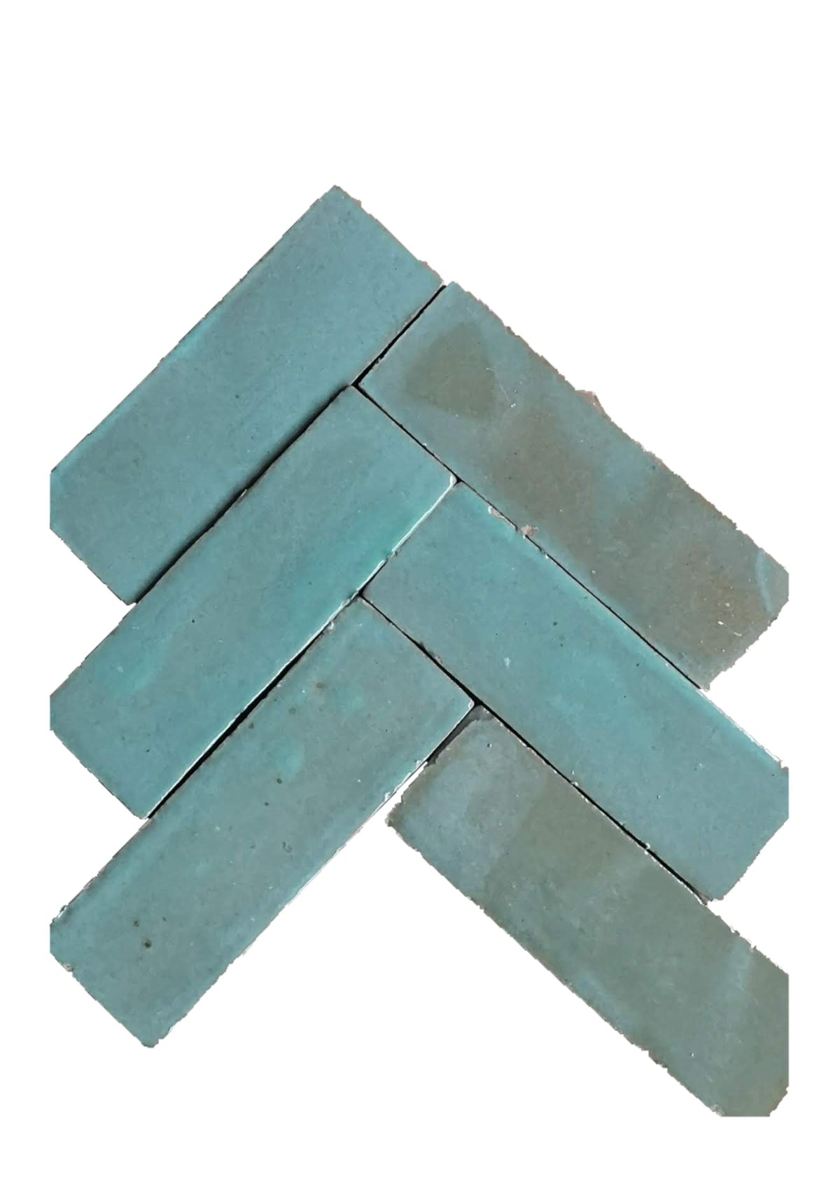 Marokkaanse Tegels 5x15 cm – Arrachidia Green