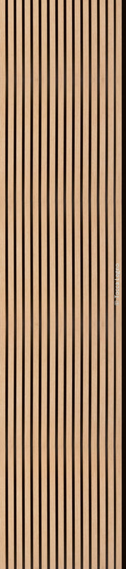 Akoestisch-wandpaneel Akoestisch wandpaneel Natural – Regular 21 mm – 270 × 52 cm