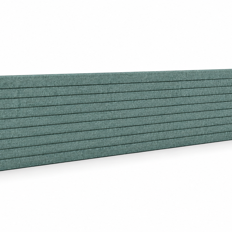 Pet-wandpaneel Akoestisch PET wandpaneel Verde – 52 × 270 x 1.2 cm