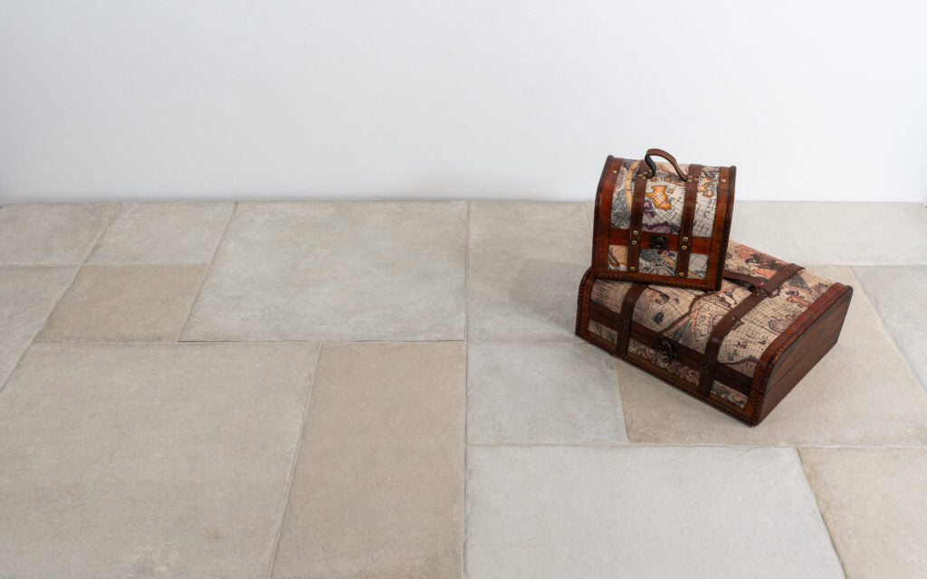 Carrelages château en céramique Carrelage effet pierre de Bourgogne – pose opus 3 formats | Jusqu’à épuisement du stock