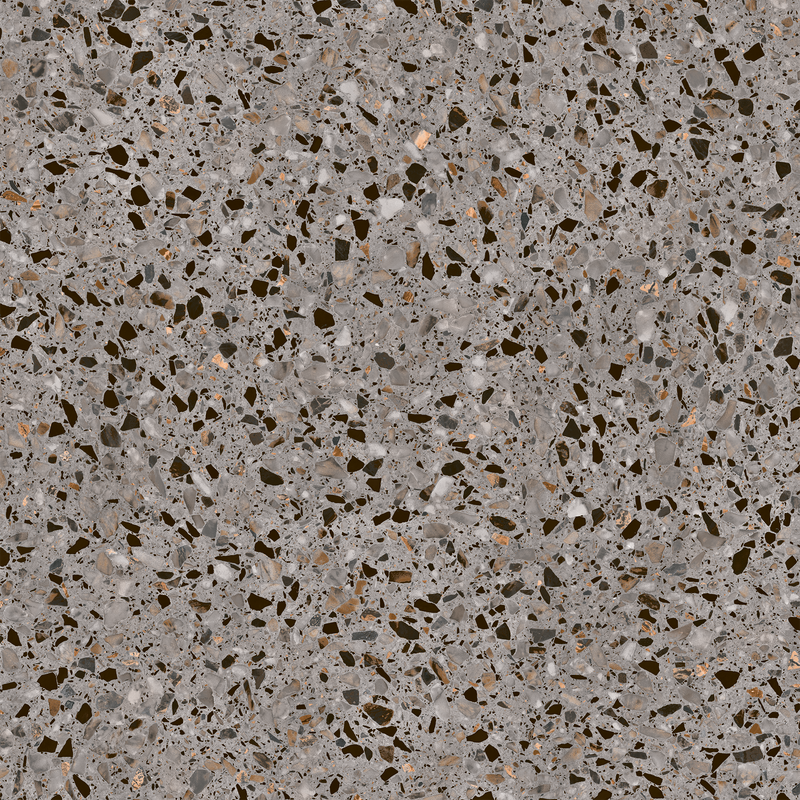 Pierre naturelle céramique Carrelage terrazzo céramique | Taupe 60x60 cm – aspect chaleureu