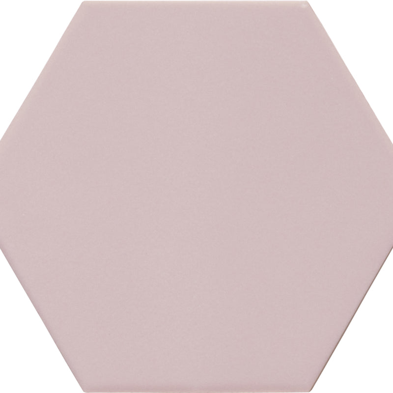  Keramische Hexagoon Tegel | Rose 11,6 x 10,1 cm