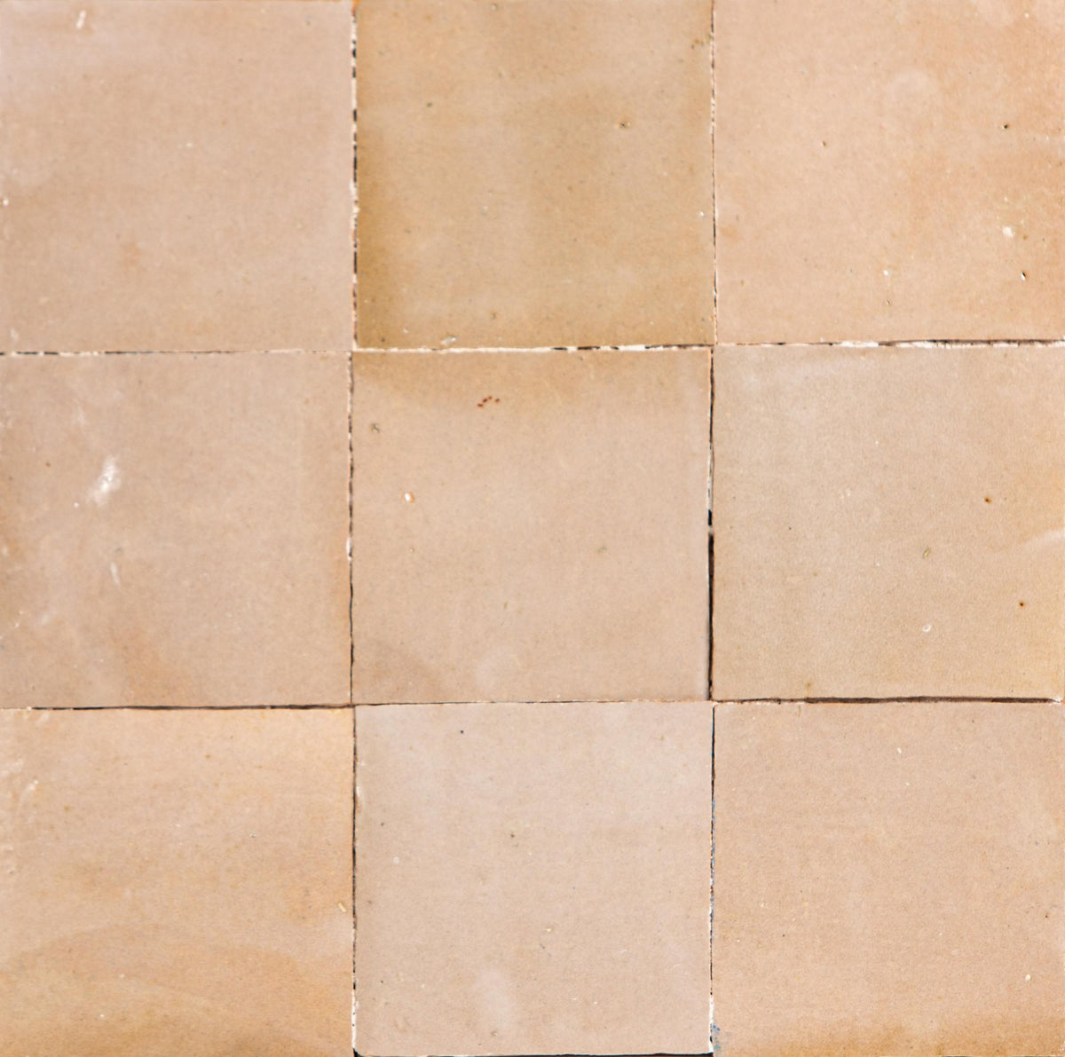Zelliges Marokkaanse Tegels 10x10 cm – Asilah Beige Beige