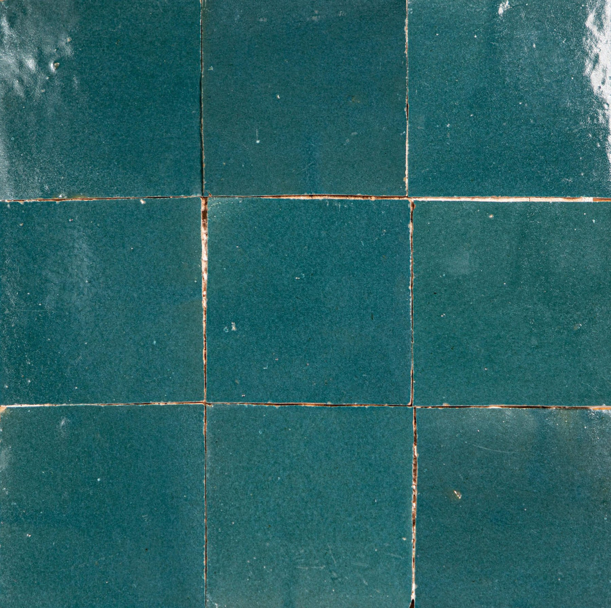 Marokkaanse Tegels 10x10 cm – Atlas Petrol Green Petrolgroen