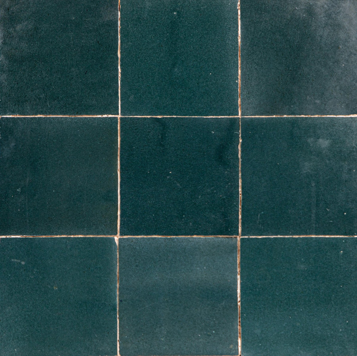 Marokkaanse Tegels 10x10 cm – Atlas Petrol Matt Mat petrol