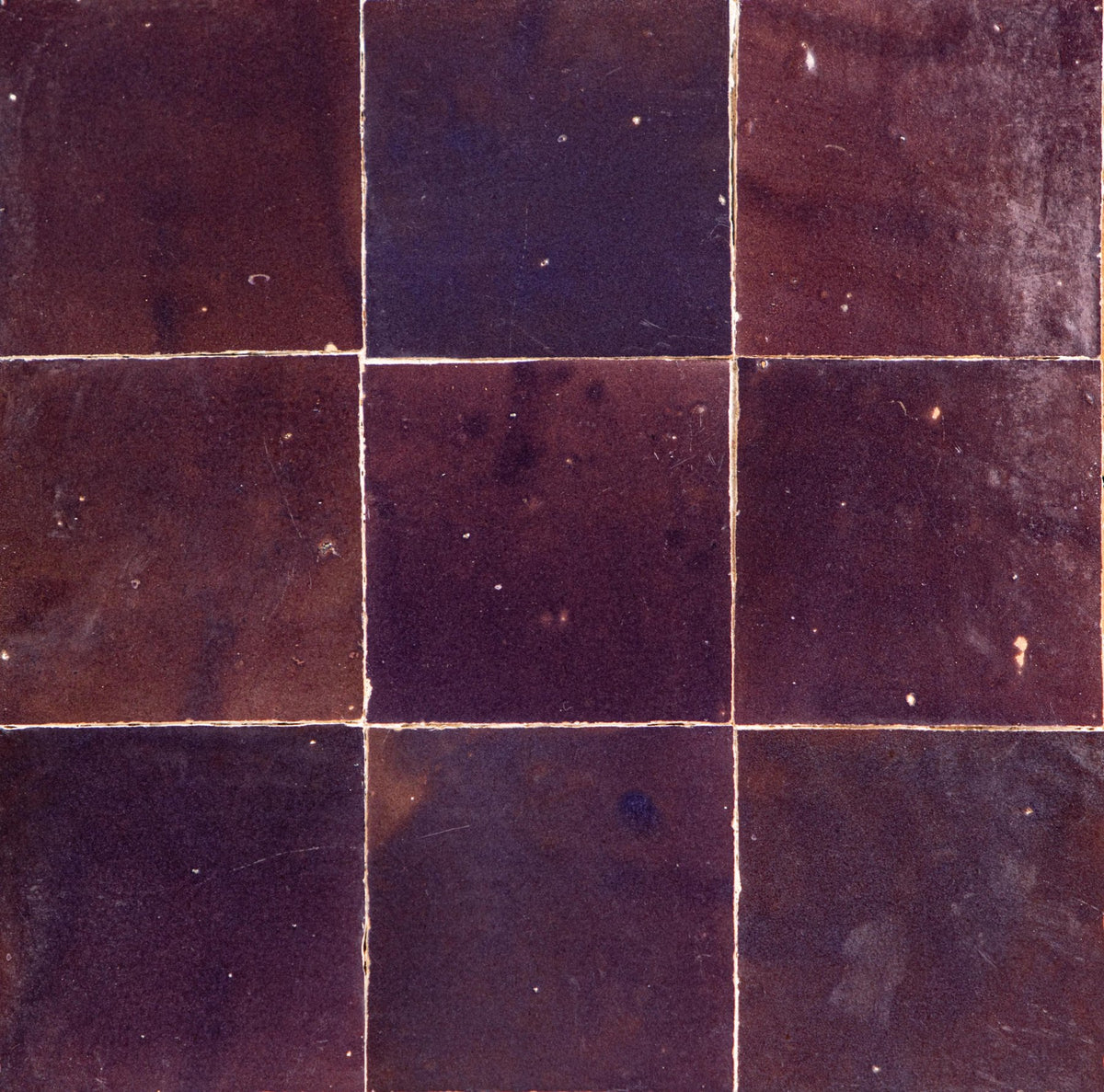 Zelliges Marokkaanse Tegels 10x10 cm – Laayoun Purple Paars