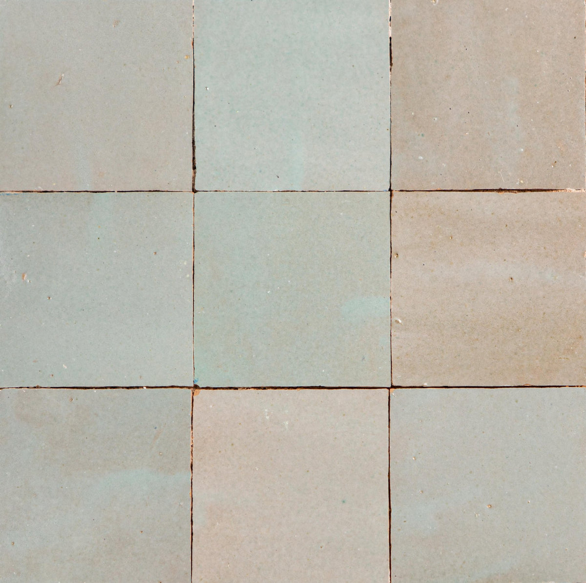 Marokkaanse Tegels 10x10 cm – Zagora Green/White Groen-wit