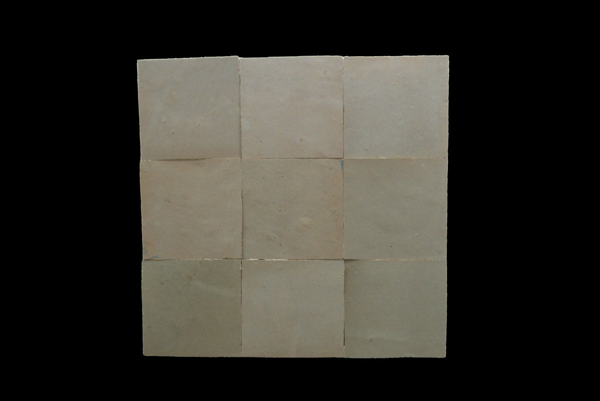 Zelliges Carrelage Marocain Zellige 10x10 cm – Zaio Ecru Écru