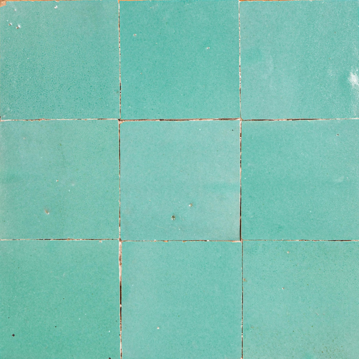 Zelliges Marokkaanse Tegels 10x10 cm – Ouarzazate Green Groen