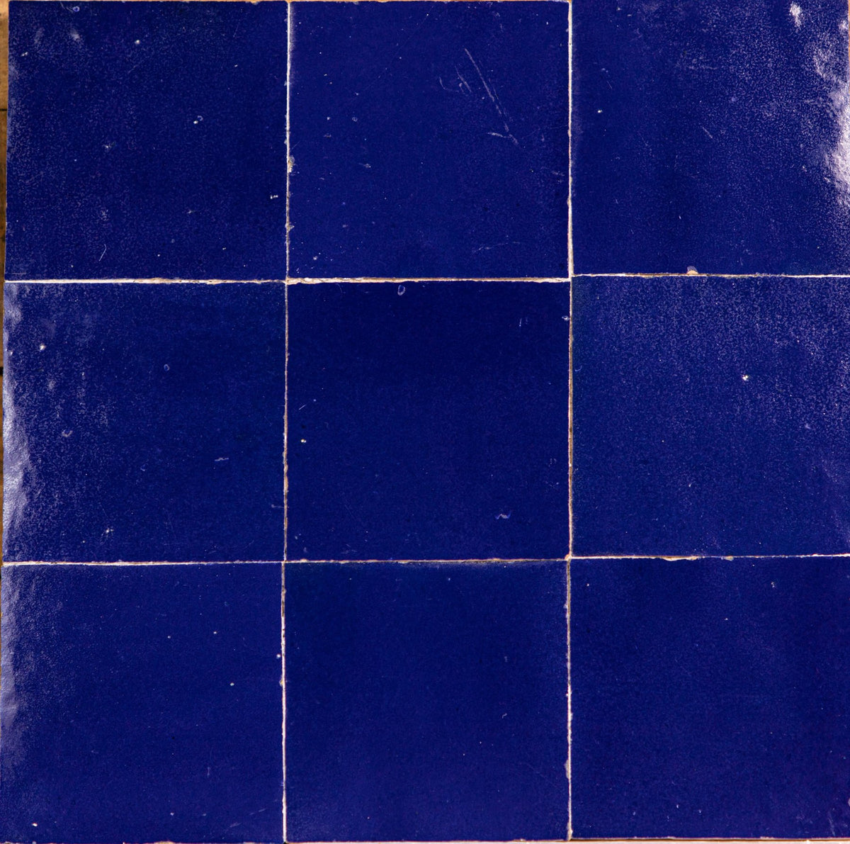 Zelliges Marokkaanse Tegels 10x10 cm – Tanger Dark Blue Donkerblauw