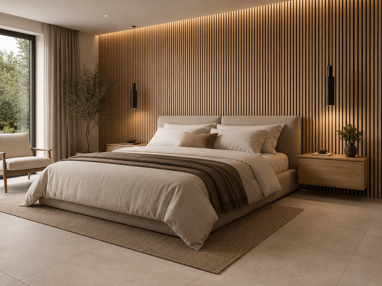 Panneau Mural Acoustique OAK 60 x 270 cm - Par 2 pc