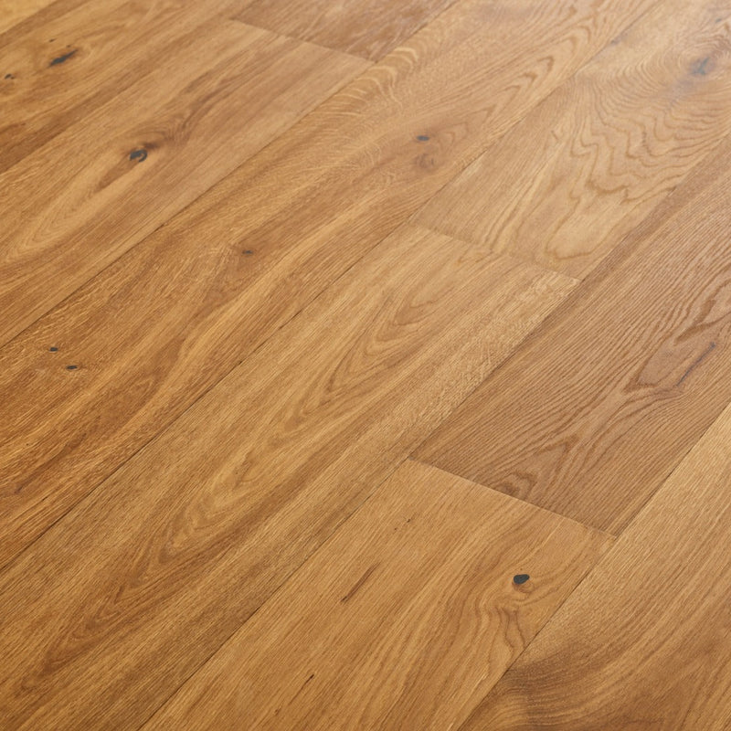 Parquet contrecollé en chêne Parquet en chêne | Eiken Parket Chalon – Glad & UV-Geolied – 14 x 180 x 600–2200 mm