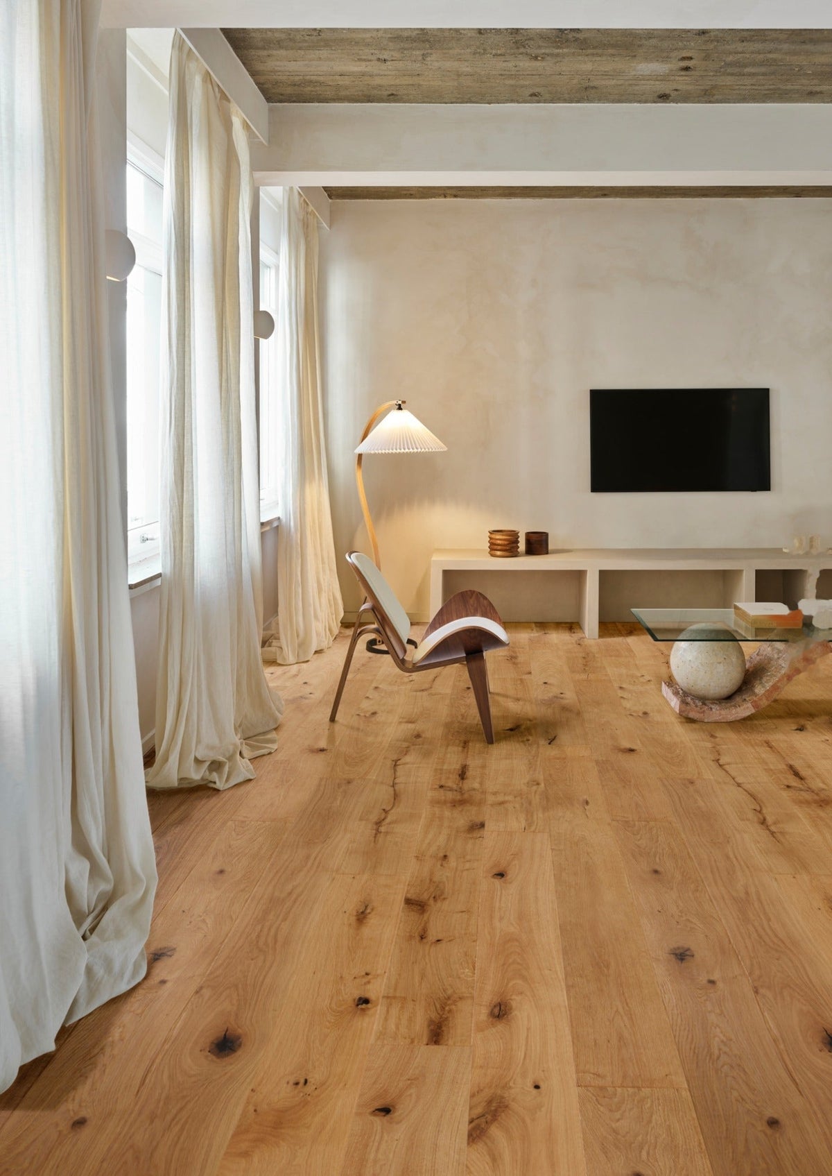 Parket Parquet en chêne | CLASSIC B - Naturel - Raclé Huile UV