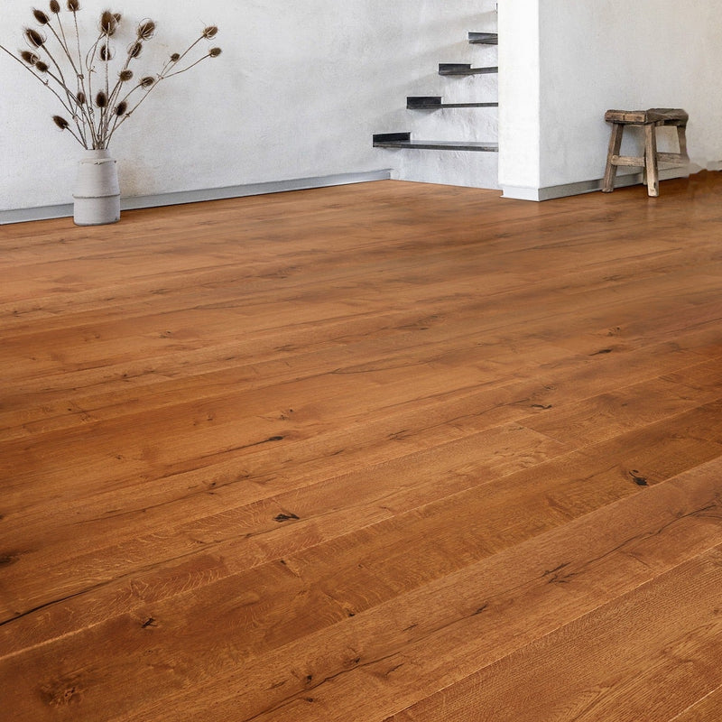 Parket Parquet en chêne | CLASSIC B - Brown - Vernis UV