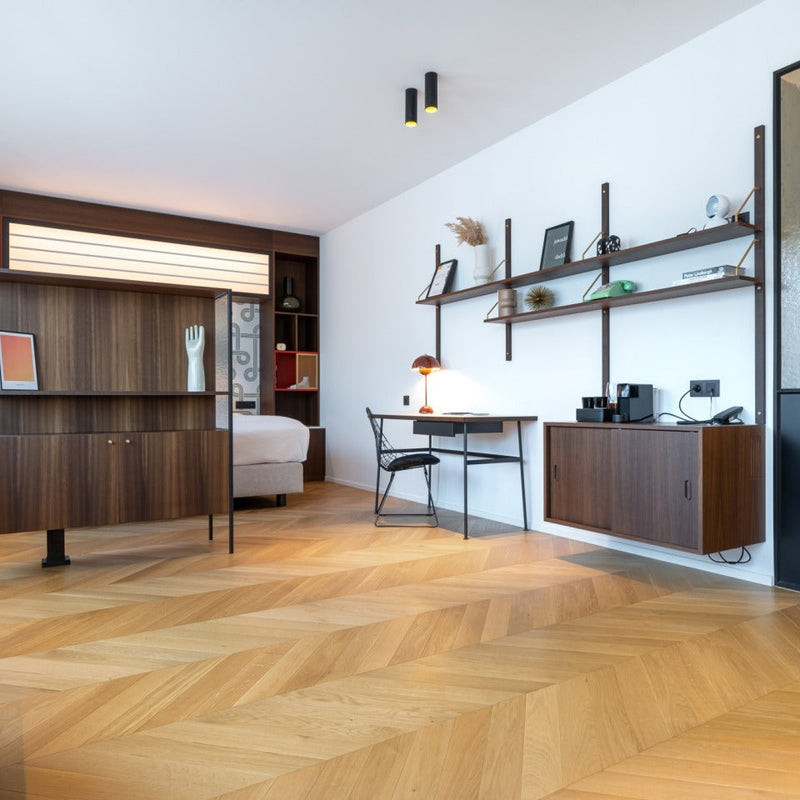 Parket Parquet point de Hongrie en chêne | ABC - Brut - Point de Hongrie