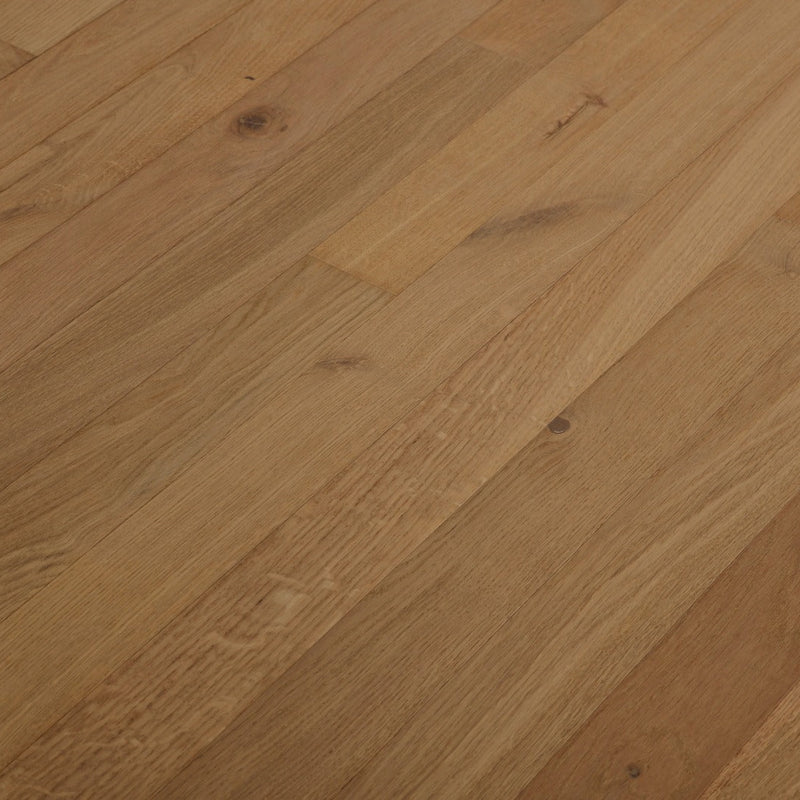 Parket Parquet en chêne | CLASSIC A - Honfleur - Lines - Fumé Vernis UV