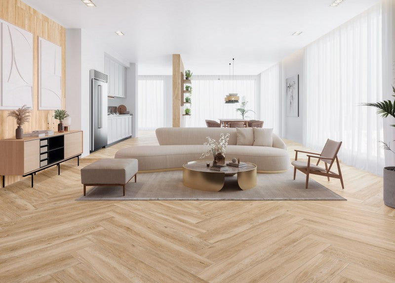 Parquet Céramique Soft Beige 22,5 x 119,5 x 1 cm