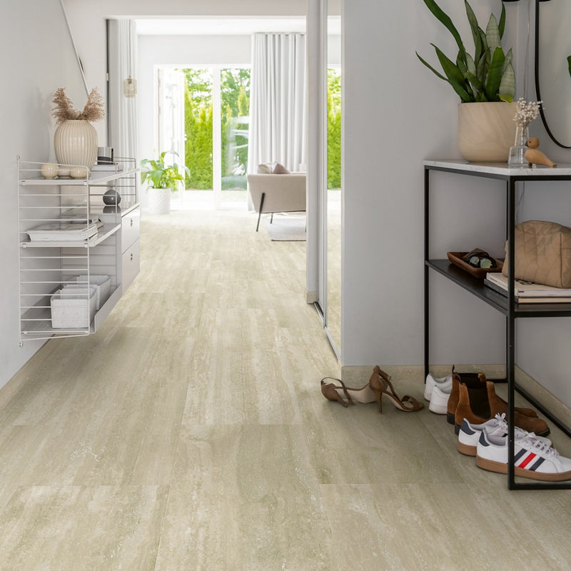 Vinyl Pergo Isefjord pad pro Greige Travertin – vinylvloer V4422-49239